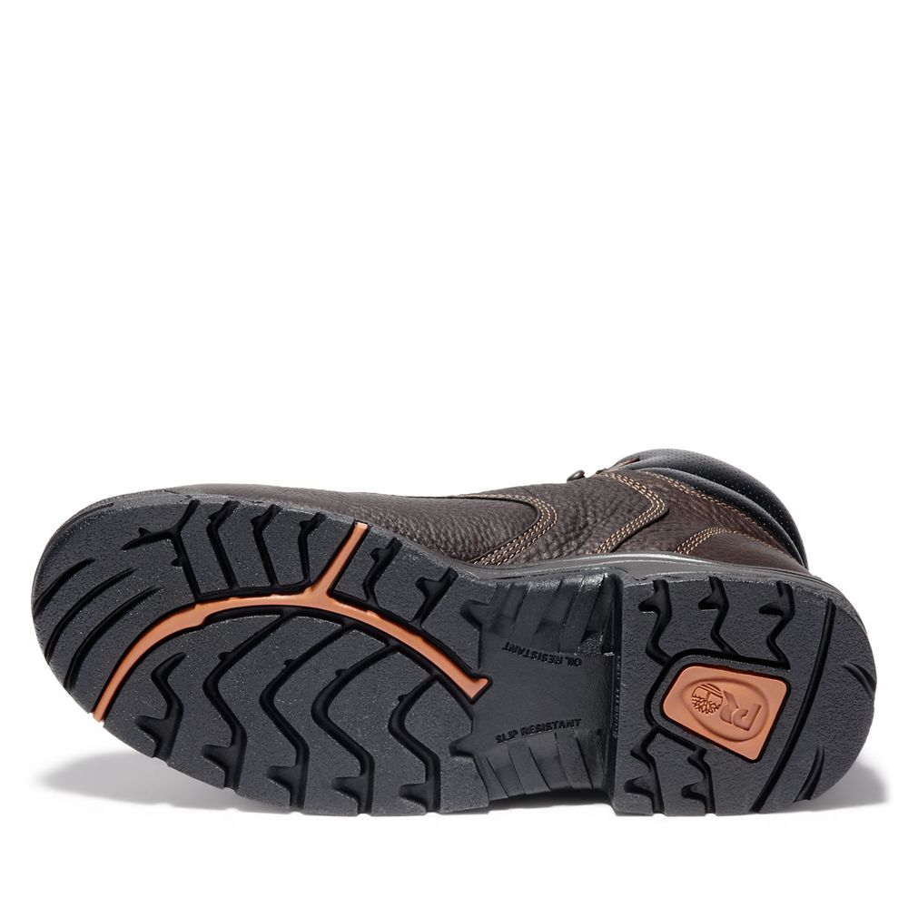 Bocanci De Muncă Timberland Barbati Maro Inchis - Pro® Titan® 6\" Comp Toe - Romania - ROGQTM476